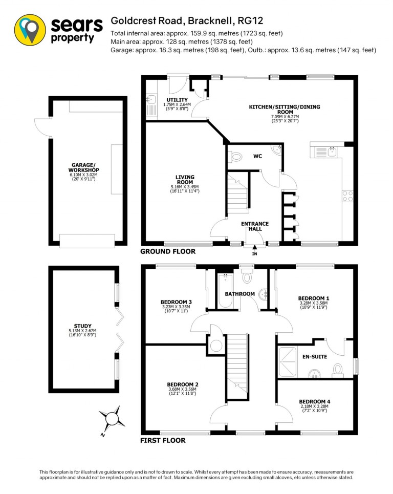 Floorplans For Goldcrest Road, Jennetts Park
