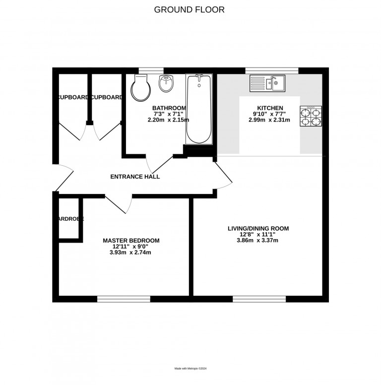 Floorplans For Falcon Way, Bracknell