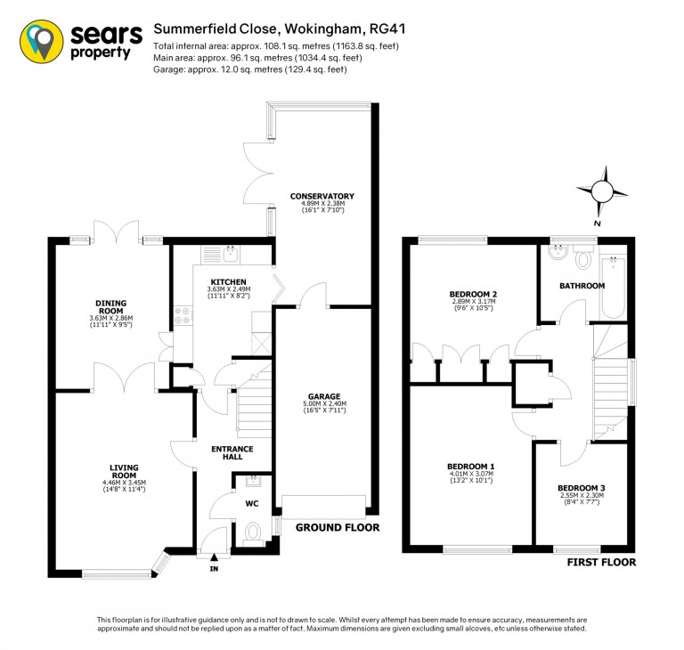 Floorplans For Summerfield Close, Wokingham
