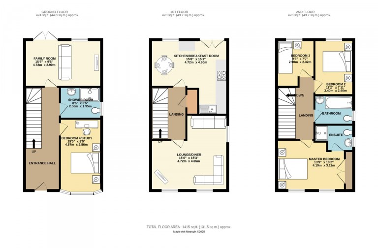 Floorplans For Eagle Way, Jennett`s Park