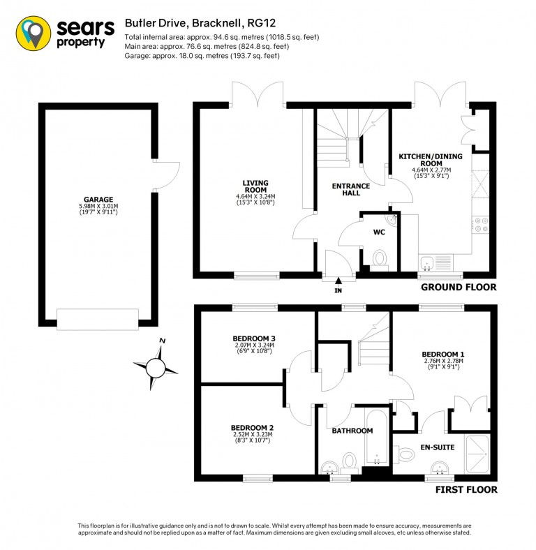 Floorplans For Butler Drive, Jennetts Park