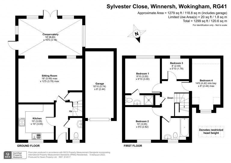 Floorplans For Sylvester Close, Winnersh