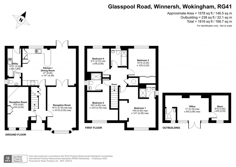 Floorplans For Glasspool Road, Winnersh