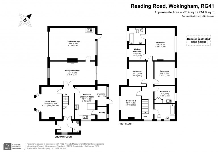 Floorplans For Reading Road, Wokingham