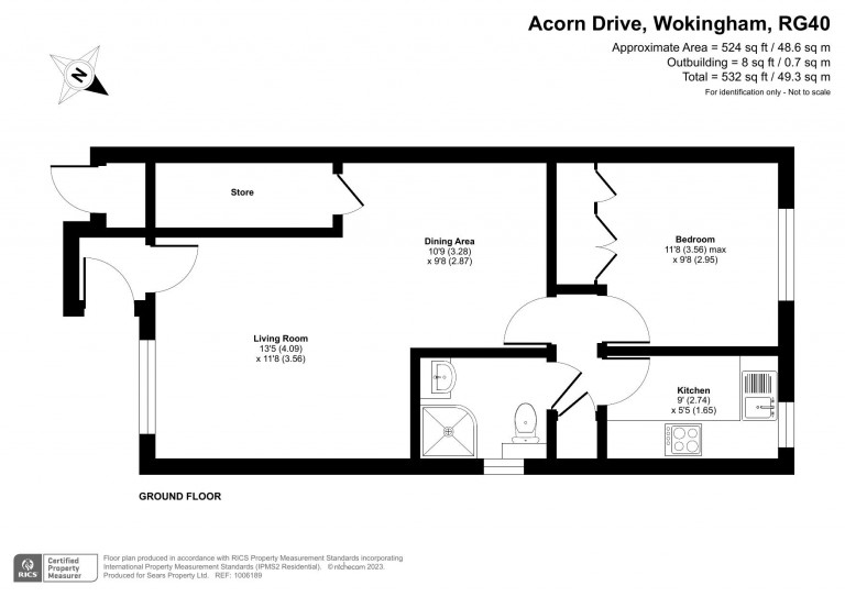 Floorplans For Acorn Drive, Wokingham
