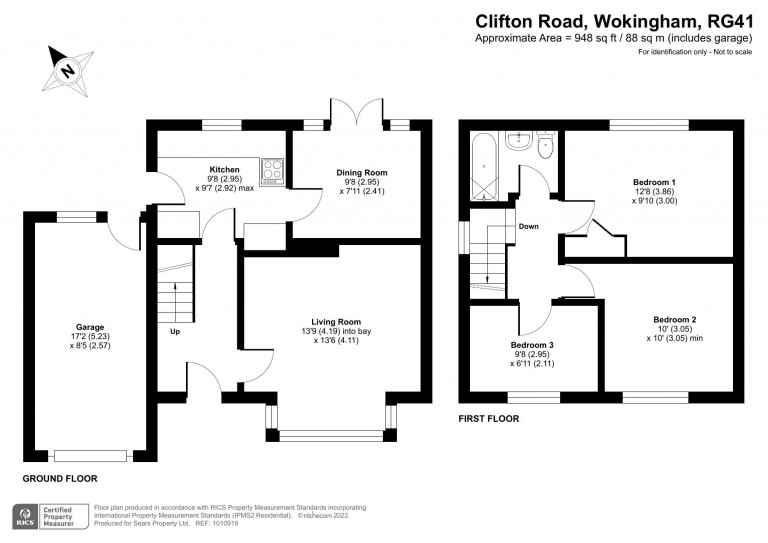 Floorplans For Clifton Road, Wokingham