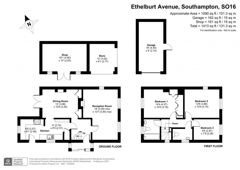 Floorplans For Ethelburt Avenue, Southampton