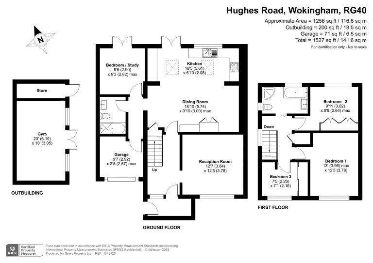 Floorplans For Hughes Road, Wokingham