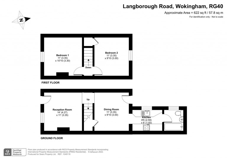 Floorplans For Langborough Road, Wokingham
