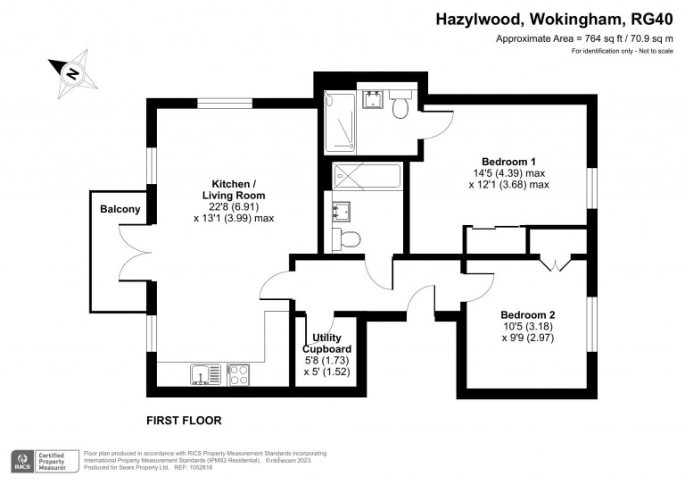 Floorplans For Hazylwood, Wokingham