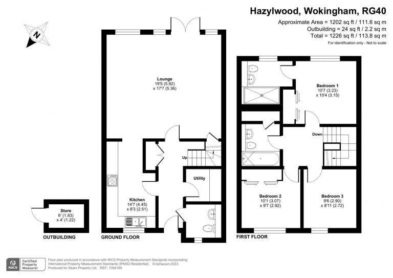 Floorplans For Hazylwood, Wokingham