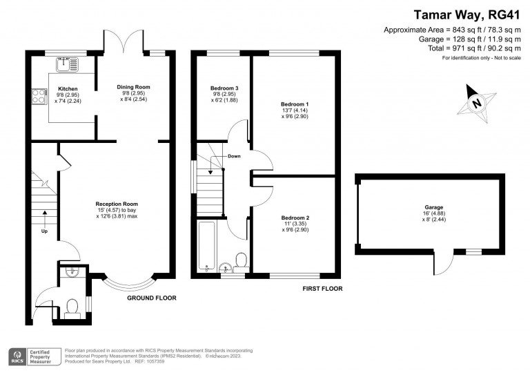 Floorplans For Tamar Way, Wokingham