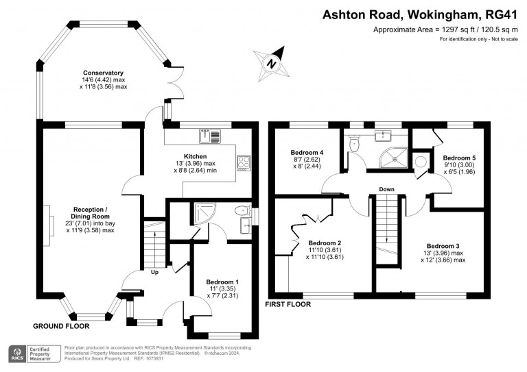 Floorplans For Ashton Road, Wokingham
