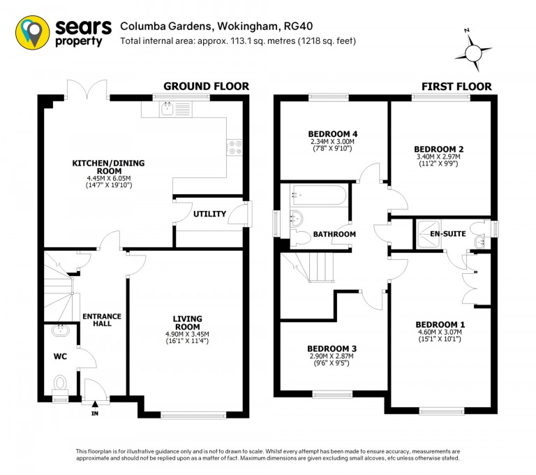 Floorplans For Columba Gardens, Wokingham