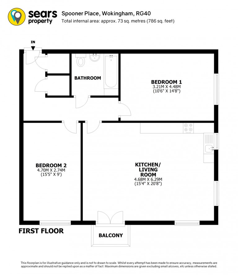 Floorplans For Spooner Place, Wokingham
