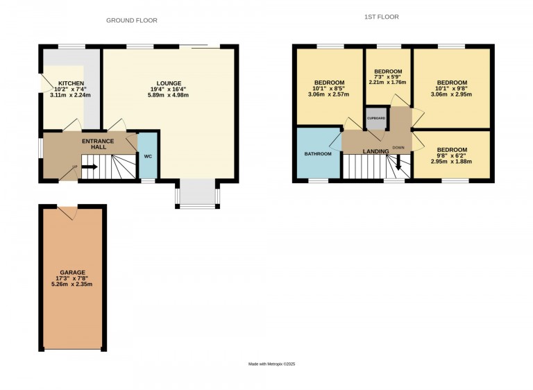 Floorplans For Bedfordshire Way, Wokingham