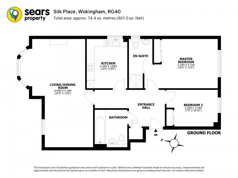 Floorplans For Wiltshire Road, Wokingham
