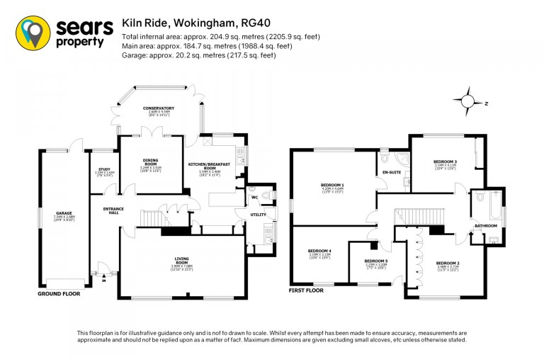 Floorplans For Kiln Ride, Finchampstead