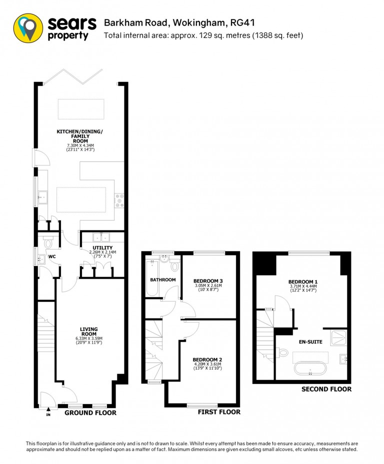 Floorplans For Barkham Road, Wokingham