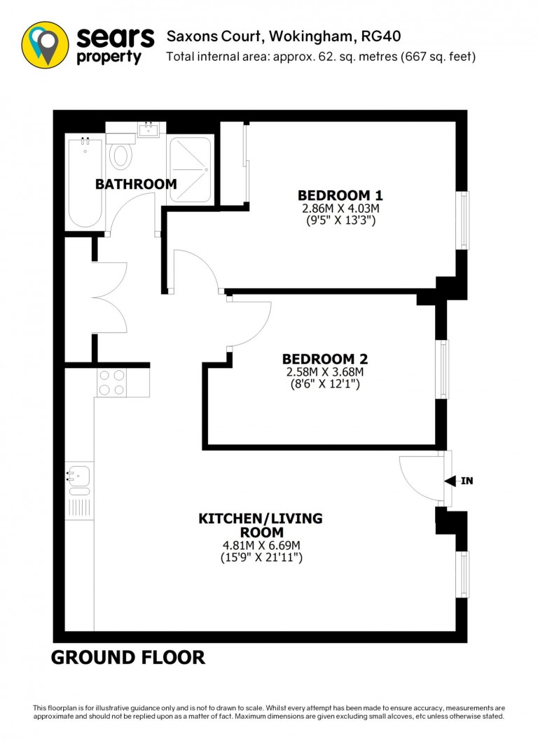 Floorplans For Peach Street, Wokingham