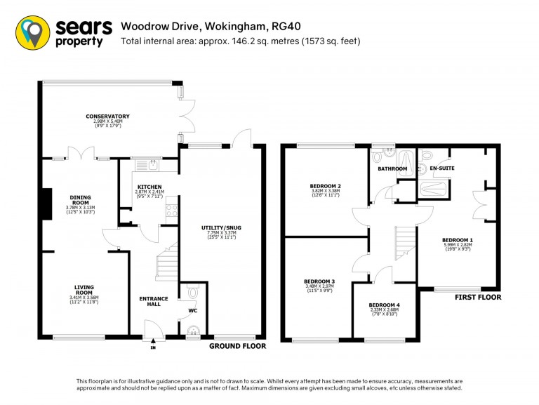 Floorplans For Woodrow Drive, Wokingham