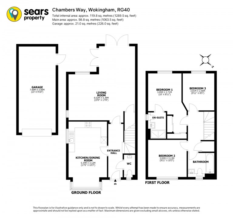 Floorplans For Chambers Way, Wokingham