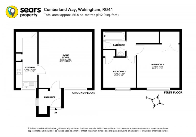 Floorplans For Cumberland Way, Wokingham