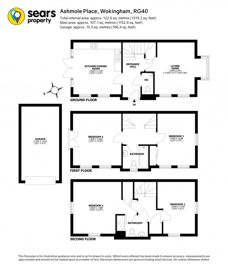 Floorplans For Ashmole Place, Wokingham