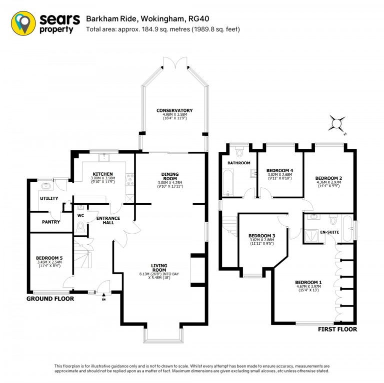 Floorplans For Barkham Ride, Finchampstead