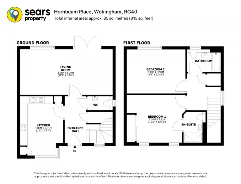 Floorplans For Hornbeam Place, Arborfield Green