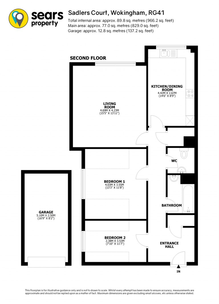 Floorplans For Sadlers Court, Wokingham