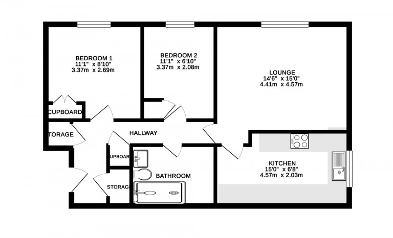 Floorplans For Hebbecastle Down, Warfield