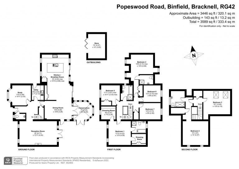 Floorplans For Popeswood Road, Binfield