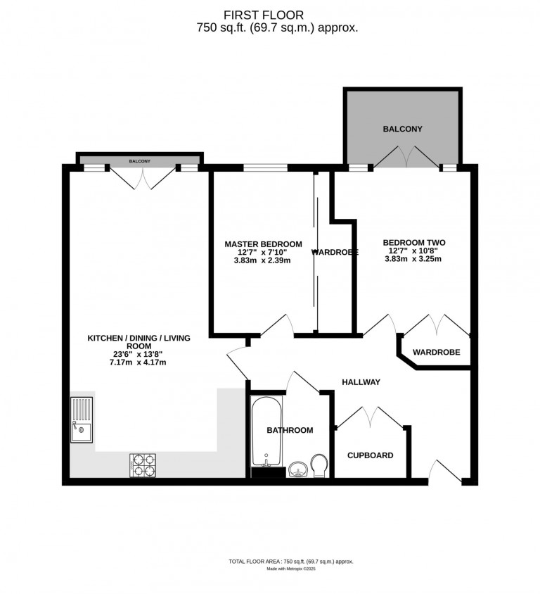 Floorplans For Cardew Court, Bracknell