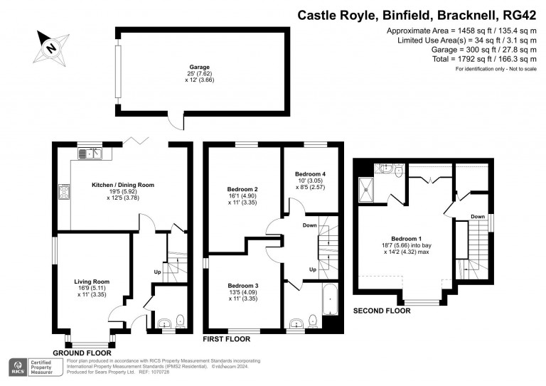 Floorplans For Castle Royle, Binfield