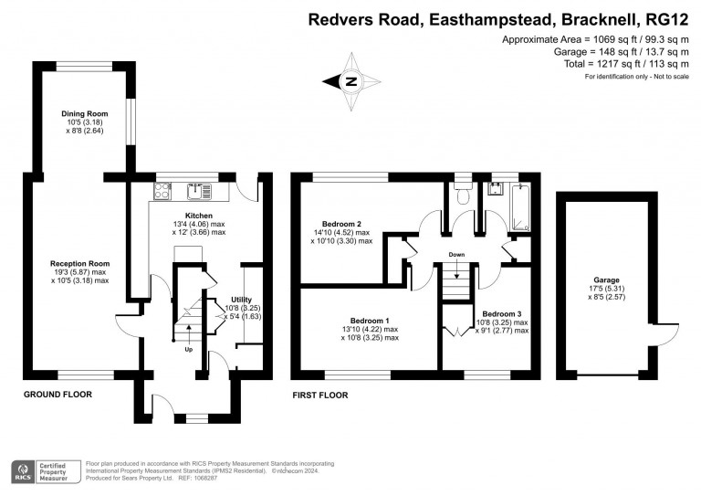 Floorplans For Redvers Road, Easthampstead