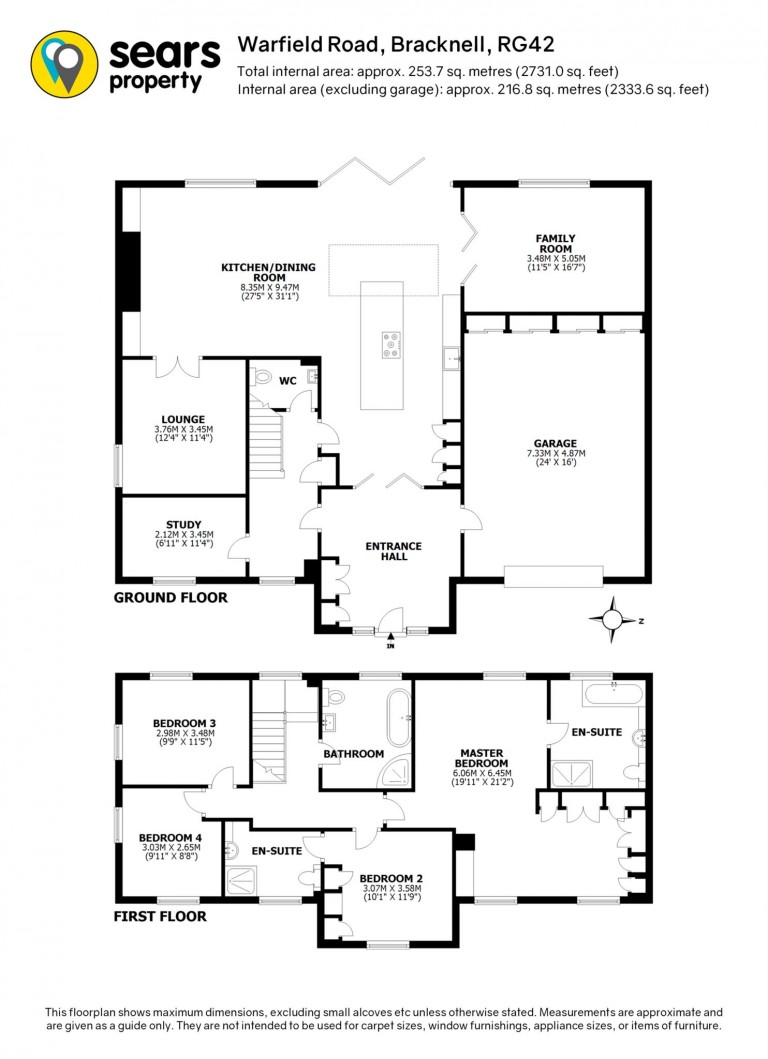 Floorplans For Warfield Road, Warfield