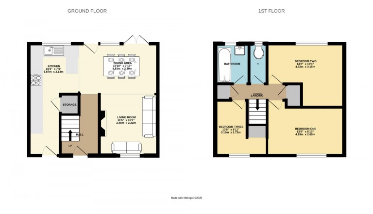 Floorplans For Shelley Avenue, Bracknell