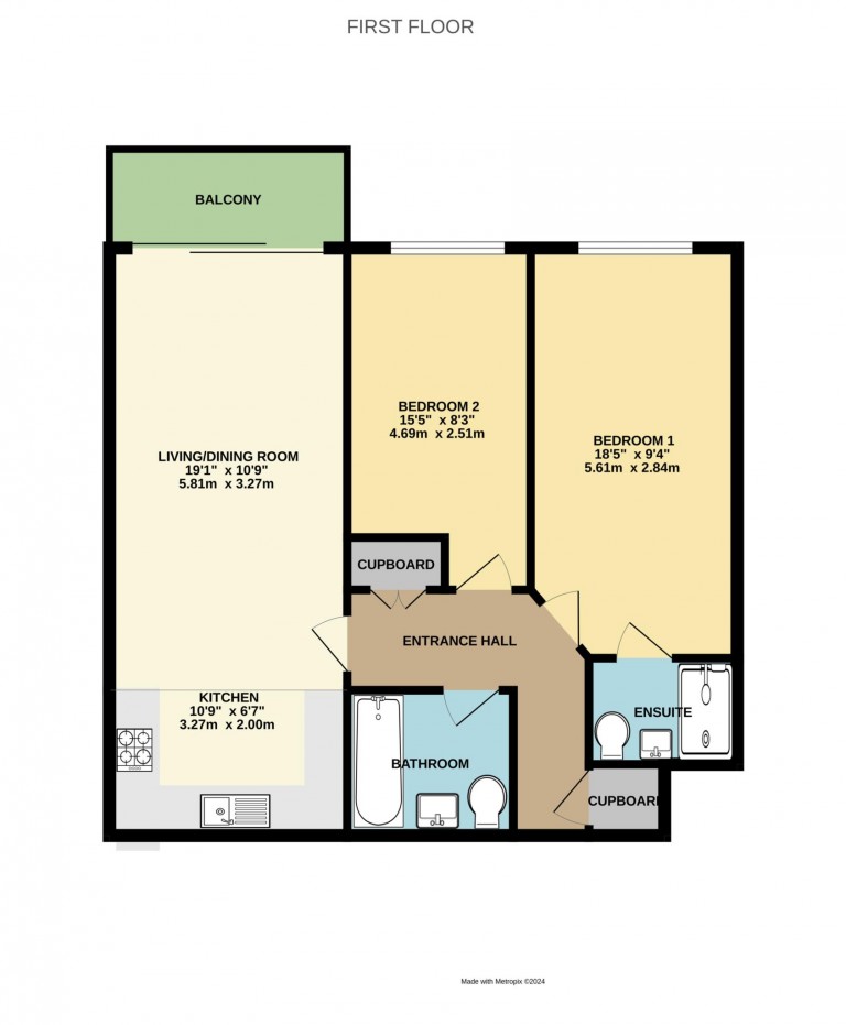 Floorplans For London Road, Binfield