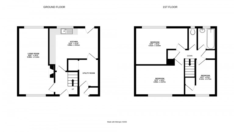 Floorplans For Redvers Road, Bracknell