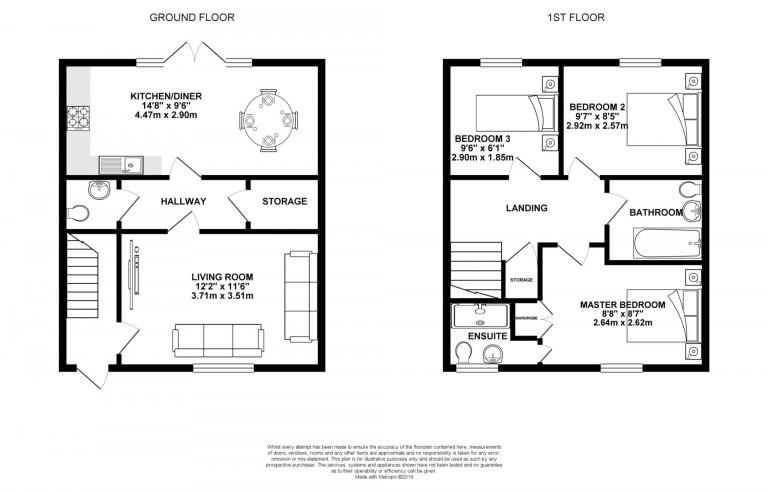 Floorplans For Eagle Way, Jennett`s Park