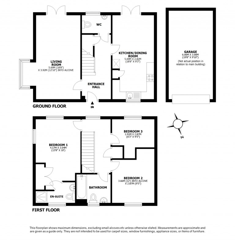 Floorplans For Barn Owl Drive, Bracknell