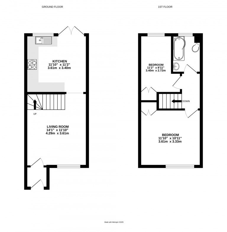 Floorplans For Crofton Close, Bracknell Forest