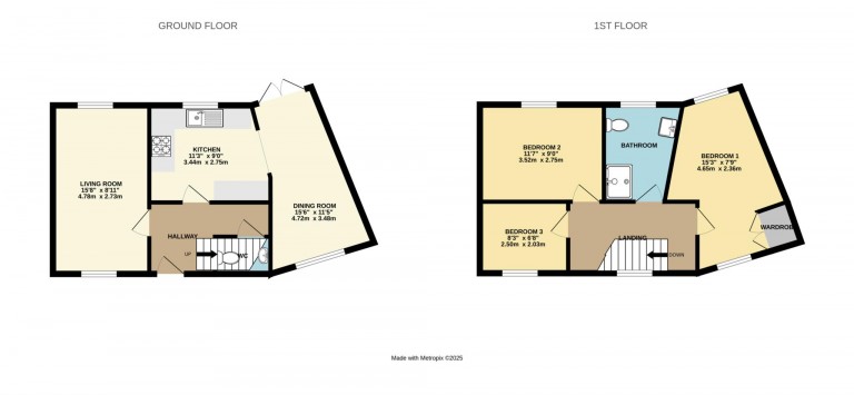 Floorplans For Setter Combe, Warfield
